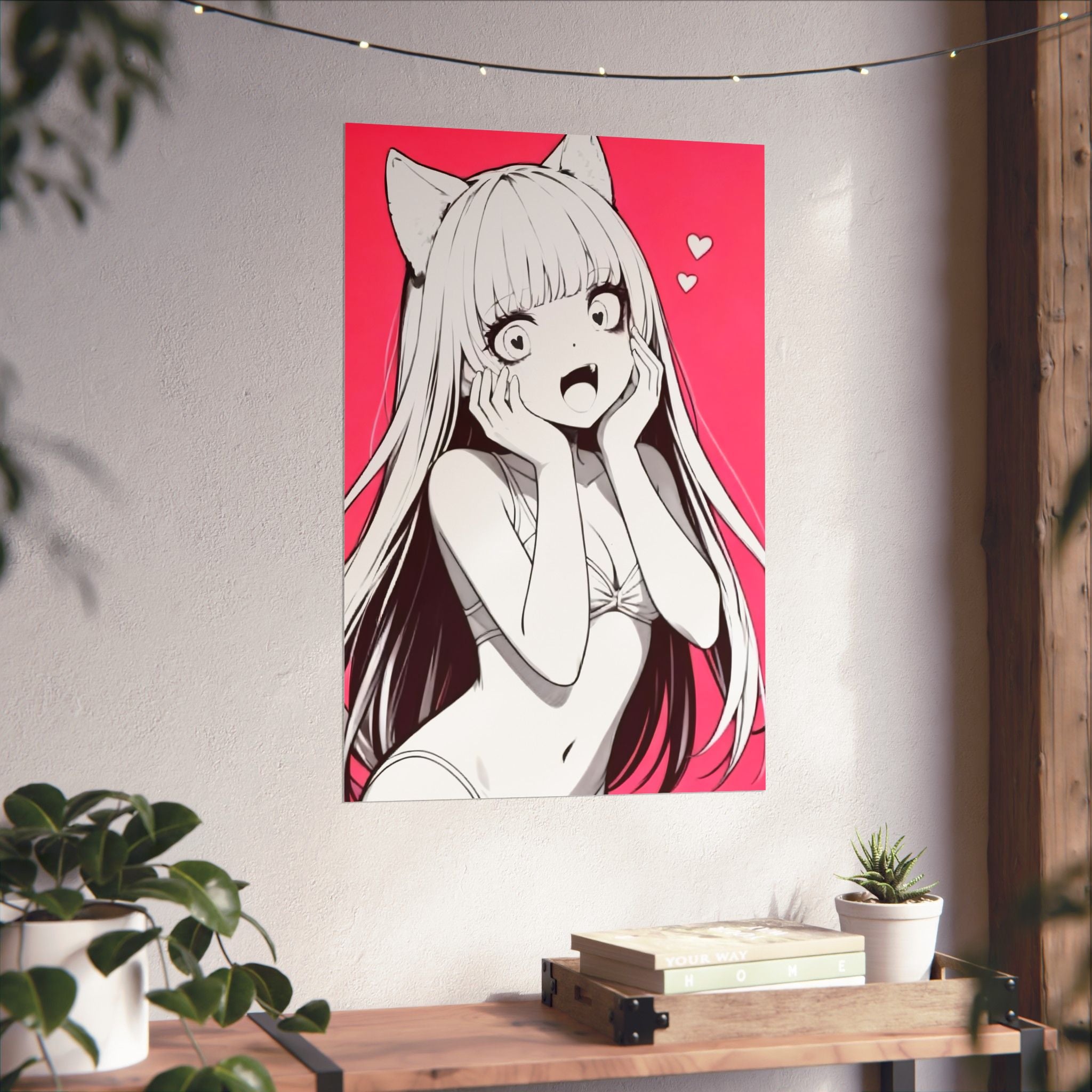 Anime Poster - Cute Anime Girl Poster, Sexy Anime Girl, Swimsuit Anime Girl, Hot Anime Girl