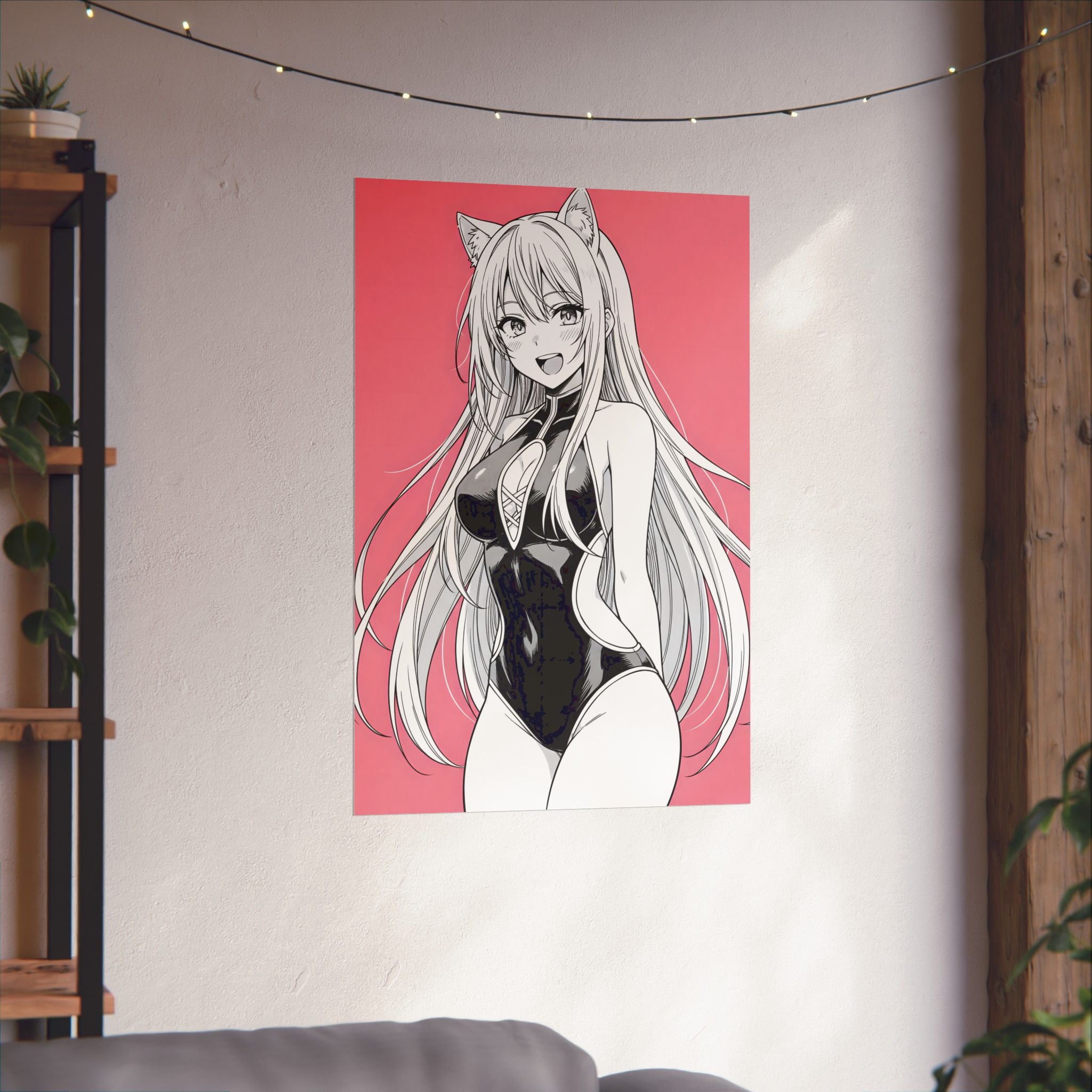 Anime Poster - Cute Anime Girl Poster, Sexy Anime Girl, Swimsuit Anime Girl, Hot Anime Girl