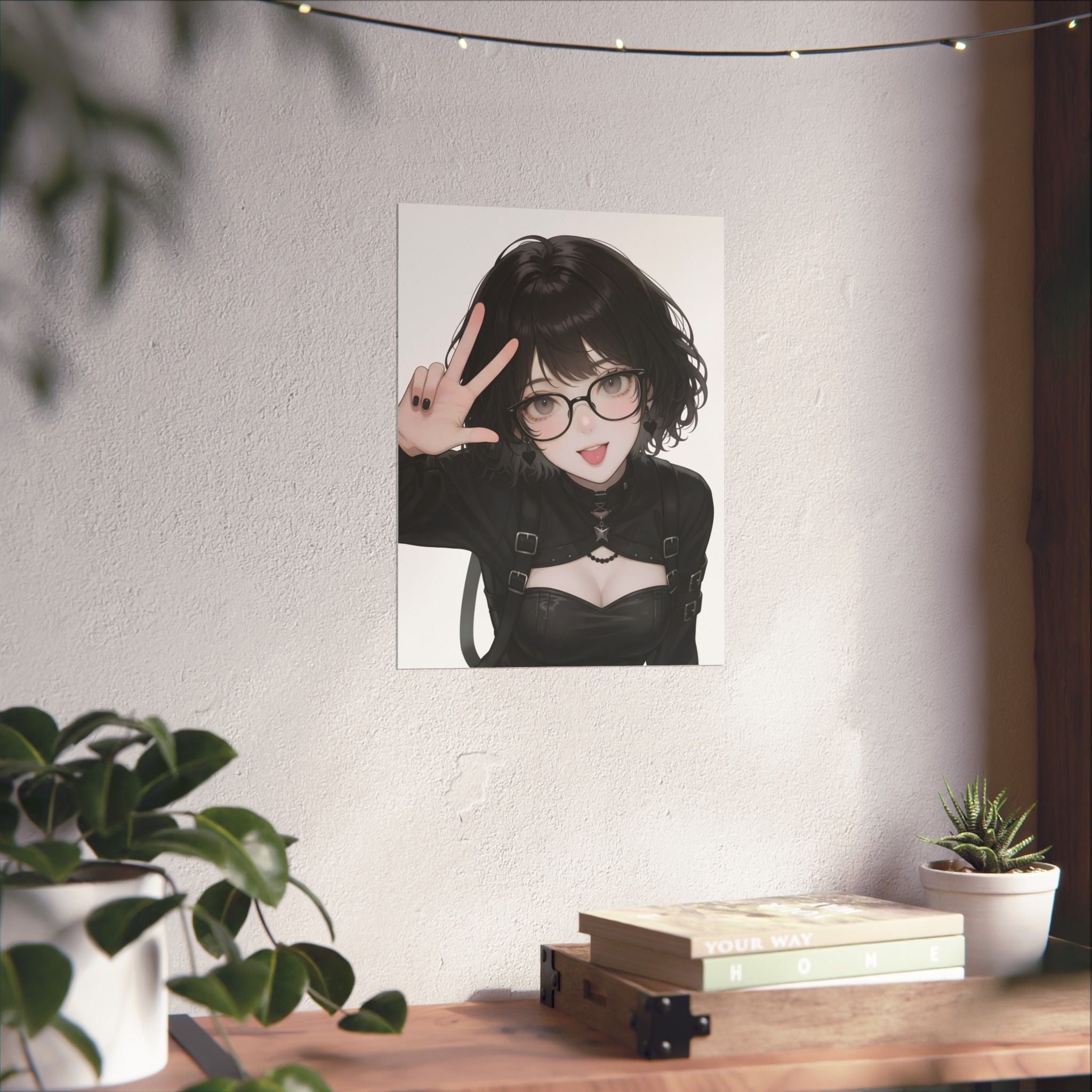 Anime Girl Vertical Poster Wall Art