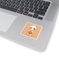 Kawaii Anime Halloween Square Stickers