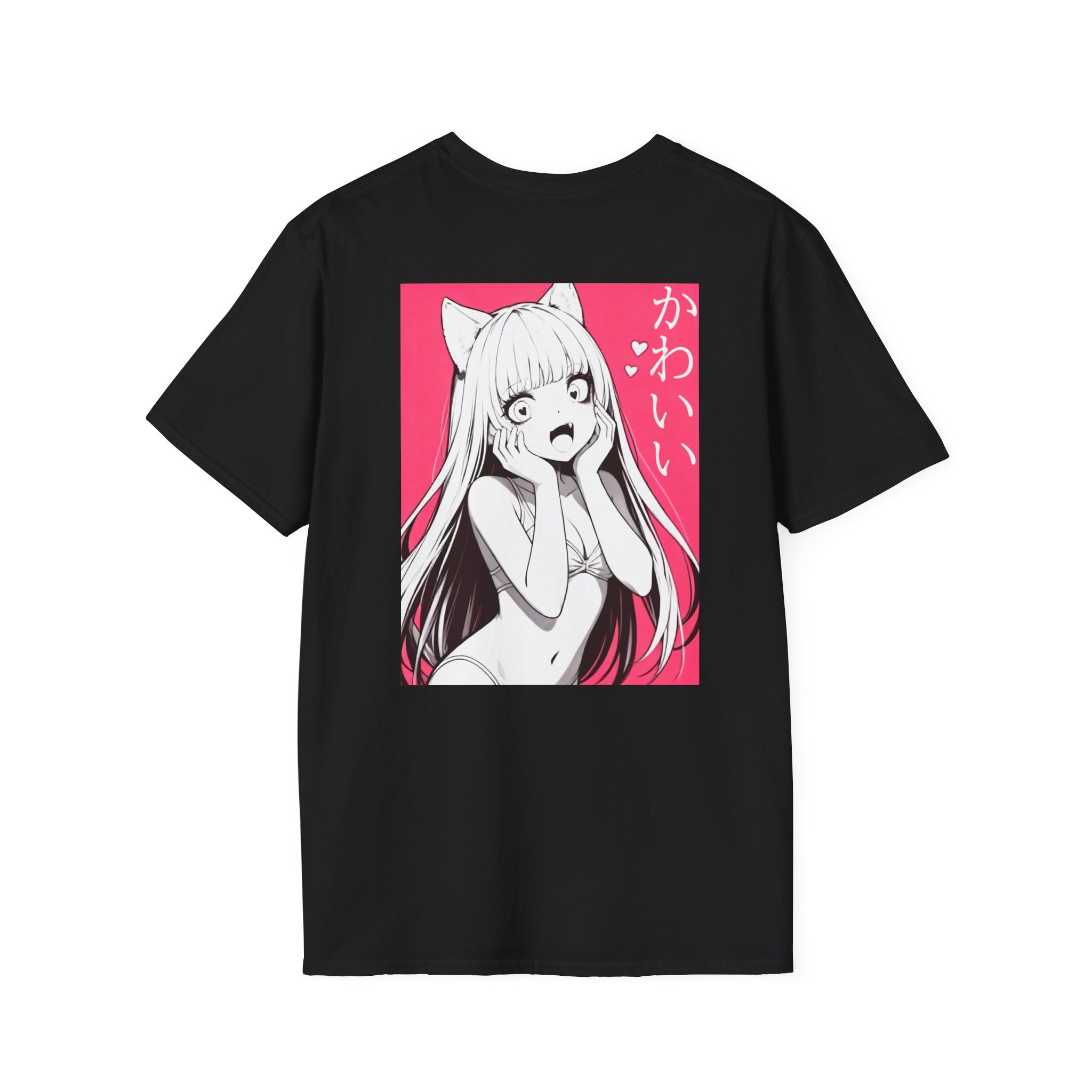 Kawaii Anime T-Shirt, Unisex Graphic Tee, Cute Art Shirt, Perfect Gift for Anime Lovers, Casual Wear, Fun Fashion Statement