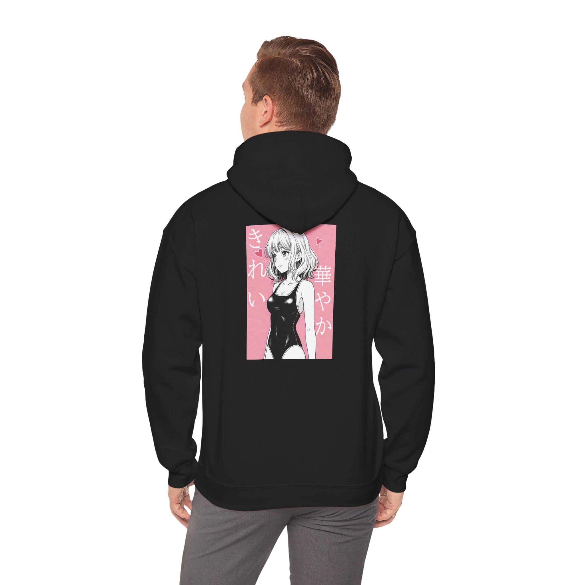 Anime Art Hooded Sweatshirt - Stylish Graphic Pullover