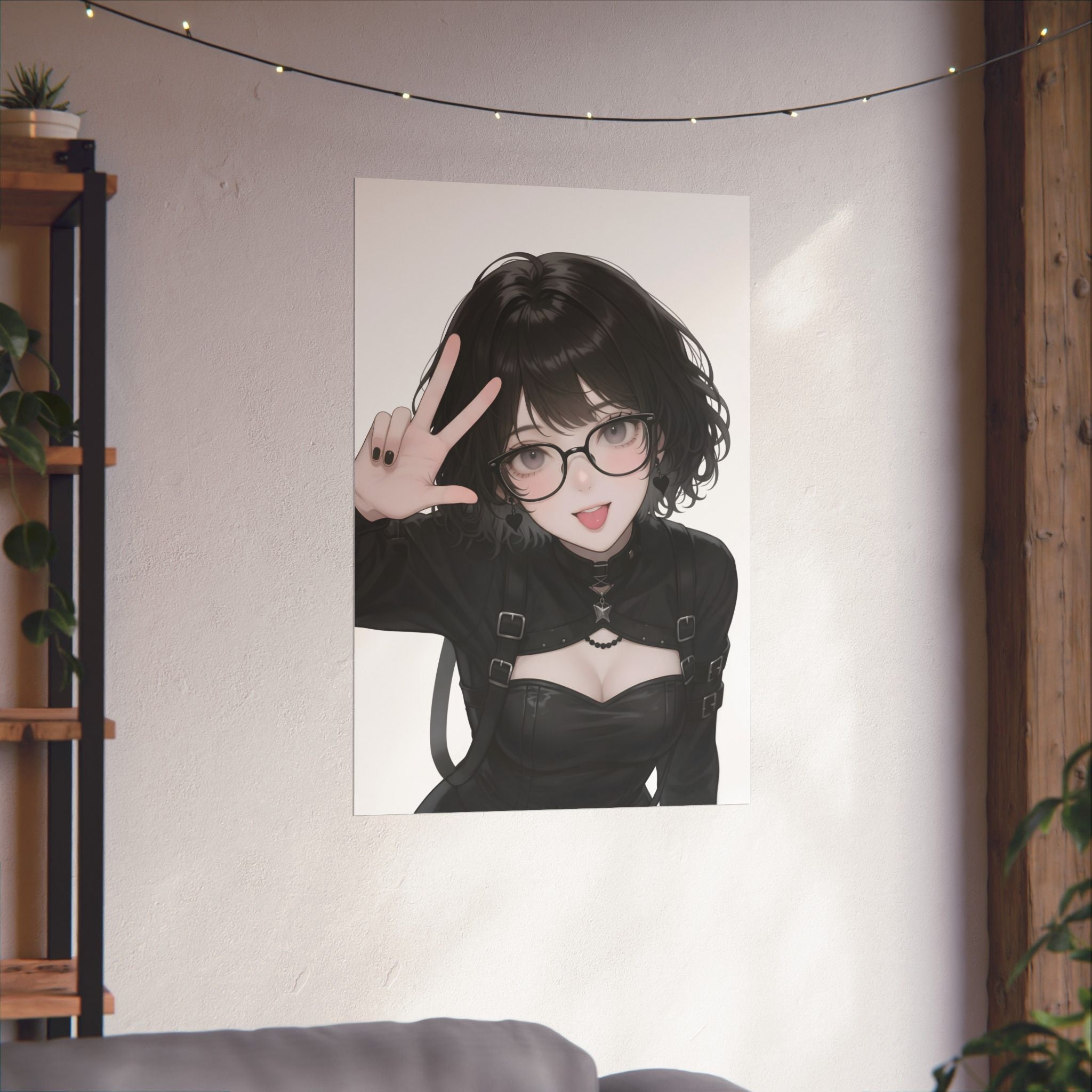 Anime Girl Vertical Poster Wall Art