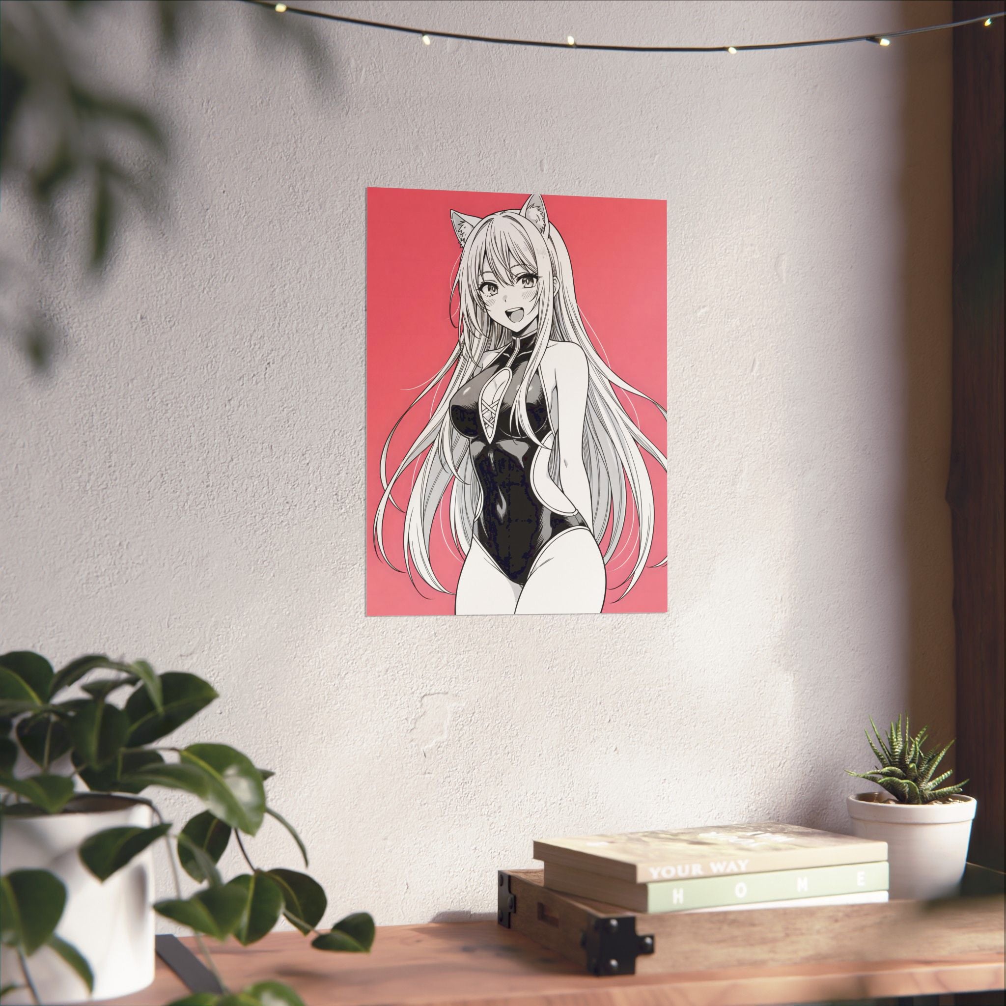 Anime Poster - Cute Anime Girl Poster, Sexy Anime Girl, Swimsuit Anime Girl, Hot Anime Girl