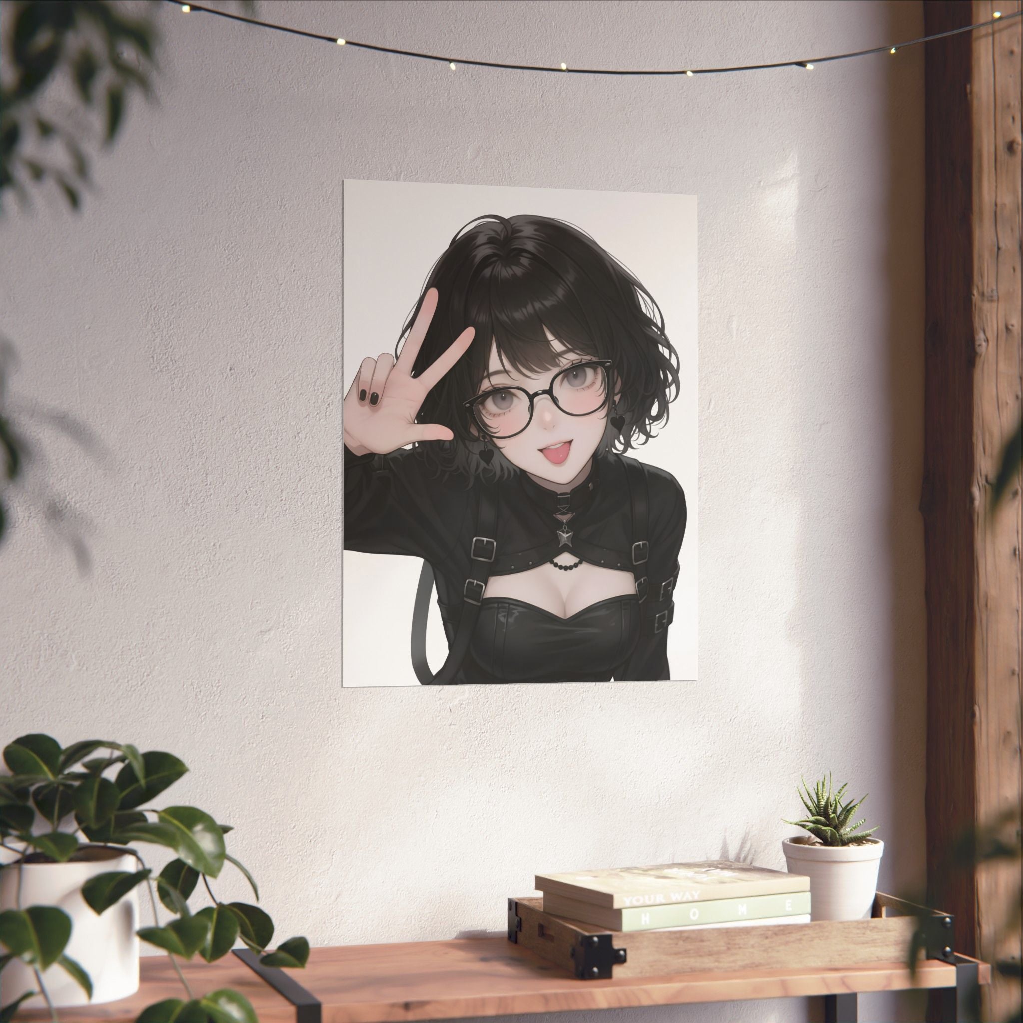 Anime Girl Vertical Poster Wall Art