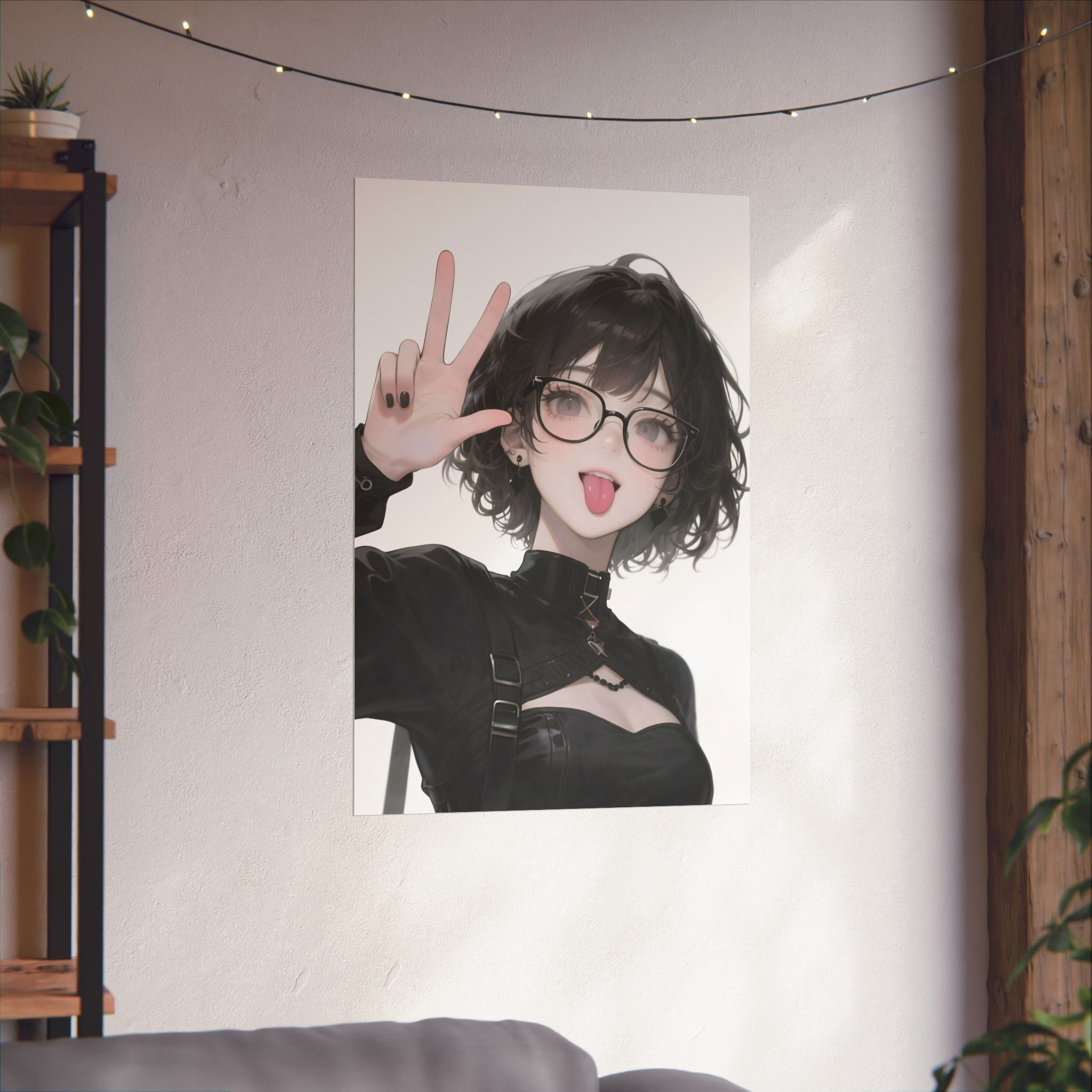 Anime Girl Vertical Poster Wall Art