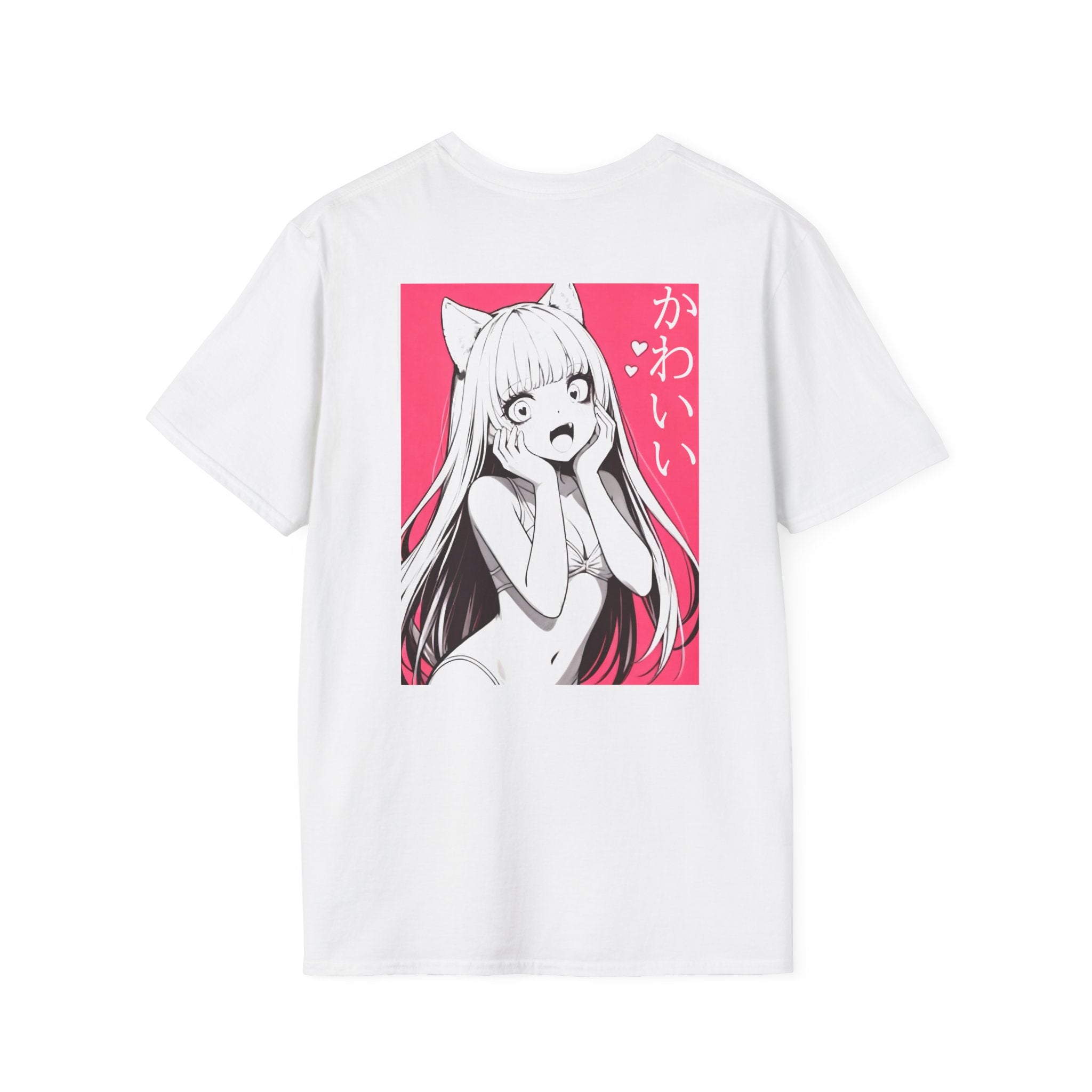 Kawaii Anime T-Shirt, Unisex Graphic Tee, Cute Art Shirt, Perfect Gift for Anime Lovers, Casual Wear, Fun Fashion Statement