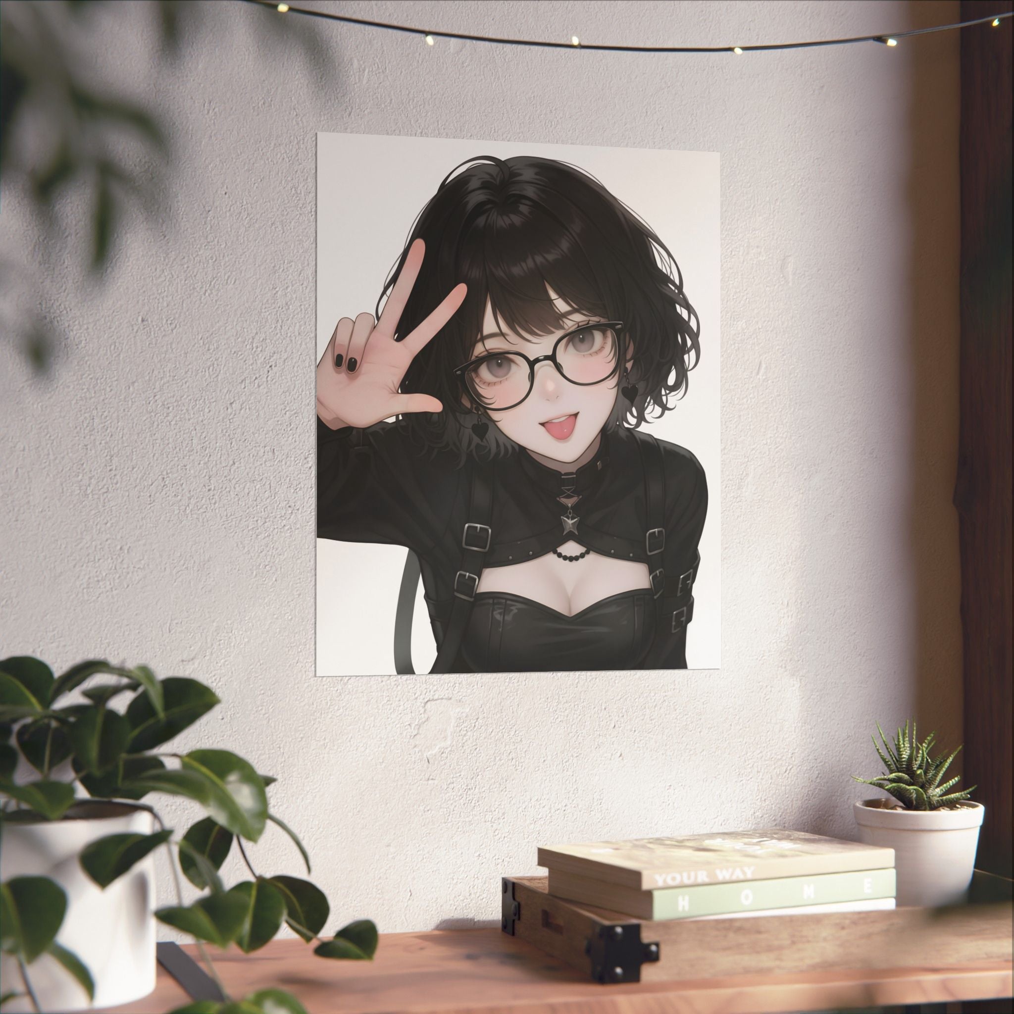Anime Girl Vertical Poster Wall Art