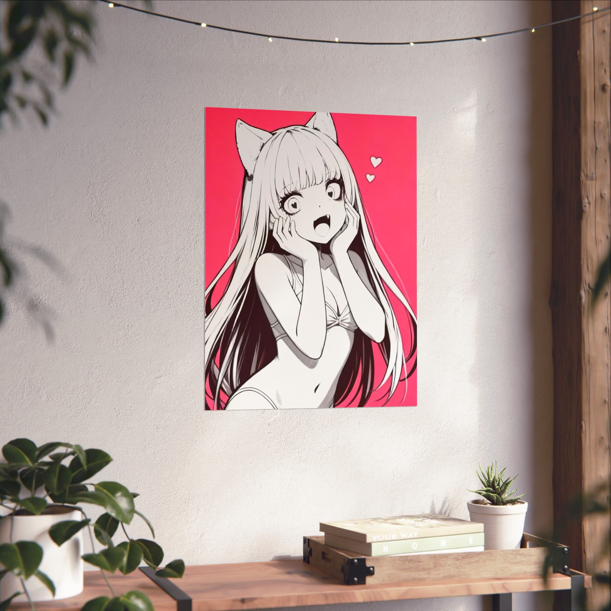 Anime Poster - Cute Anime Girl Poster, Sexy Anime Girl, Swimsuit Anime Girl, Hot Anime Girl