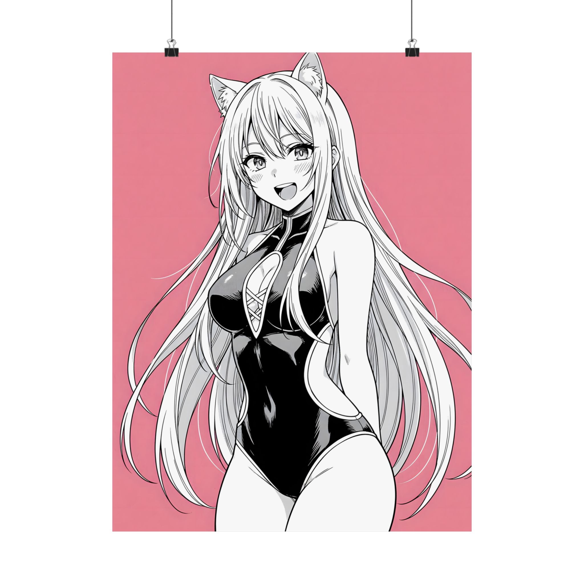 Anime Poster - Cute Anime Girl Poster, Sexy Anime Girl, Swimsuit Anime Girl, Hot Anime Girl