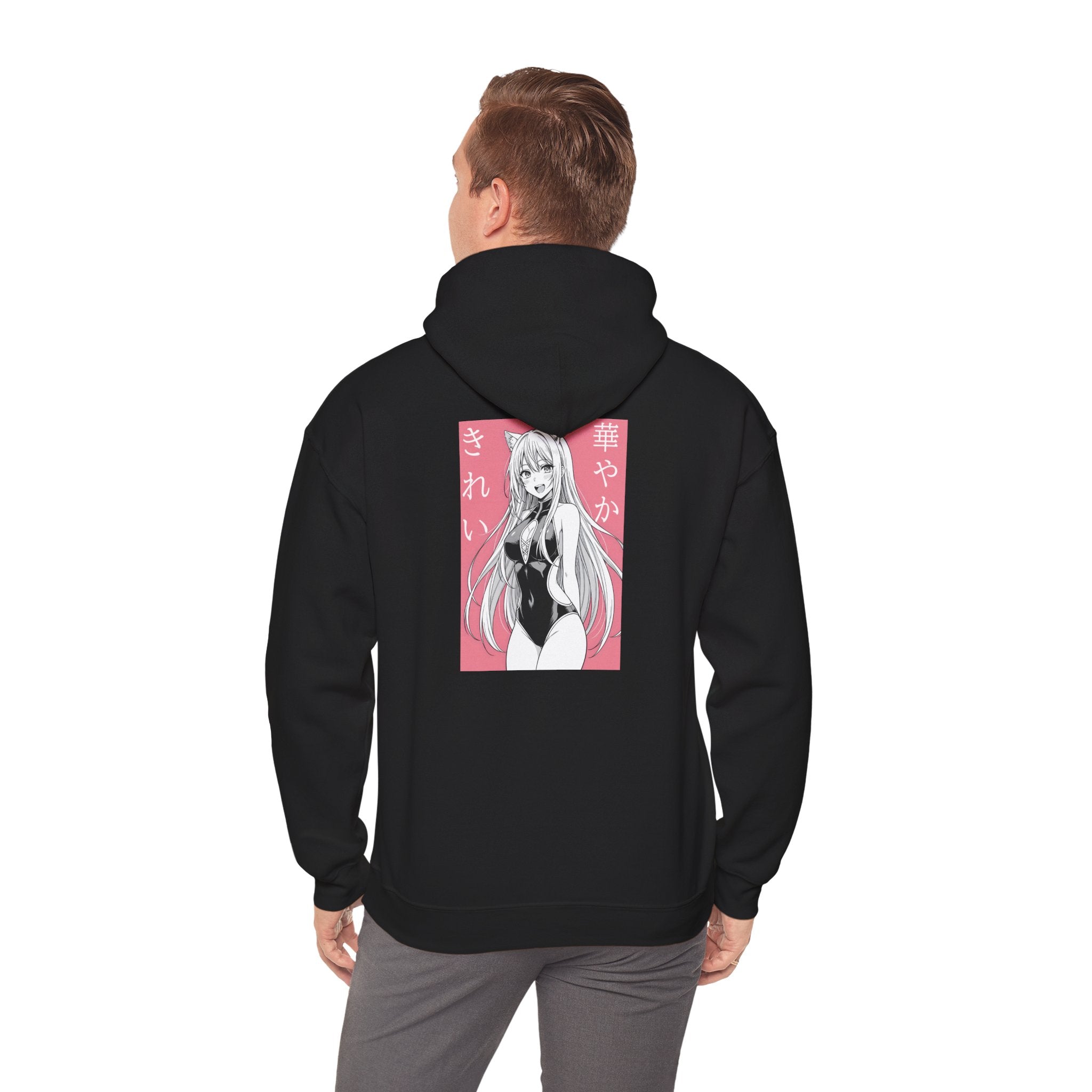 Anime Art Hooded Sweatshirt - Stylish Graphic Pullover