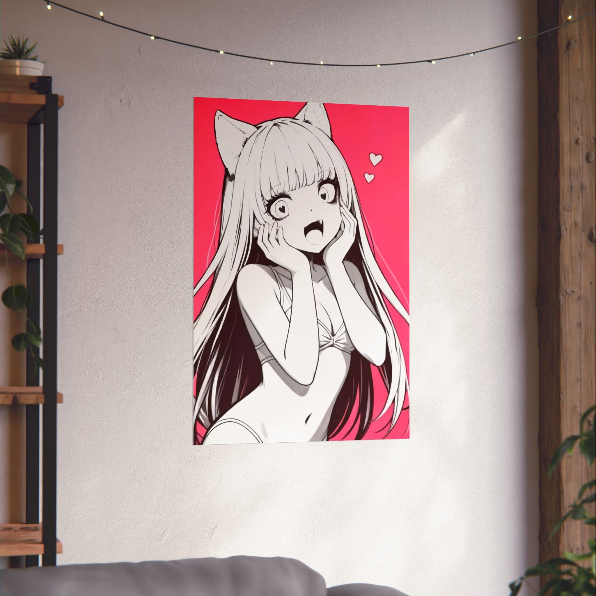 Anime Poster - Cute Anime Girl Poster, Sexy Anime Girl, Swimsuit Anime Girl, Hot Anime Girl