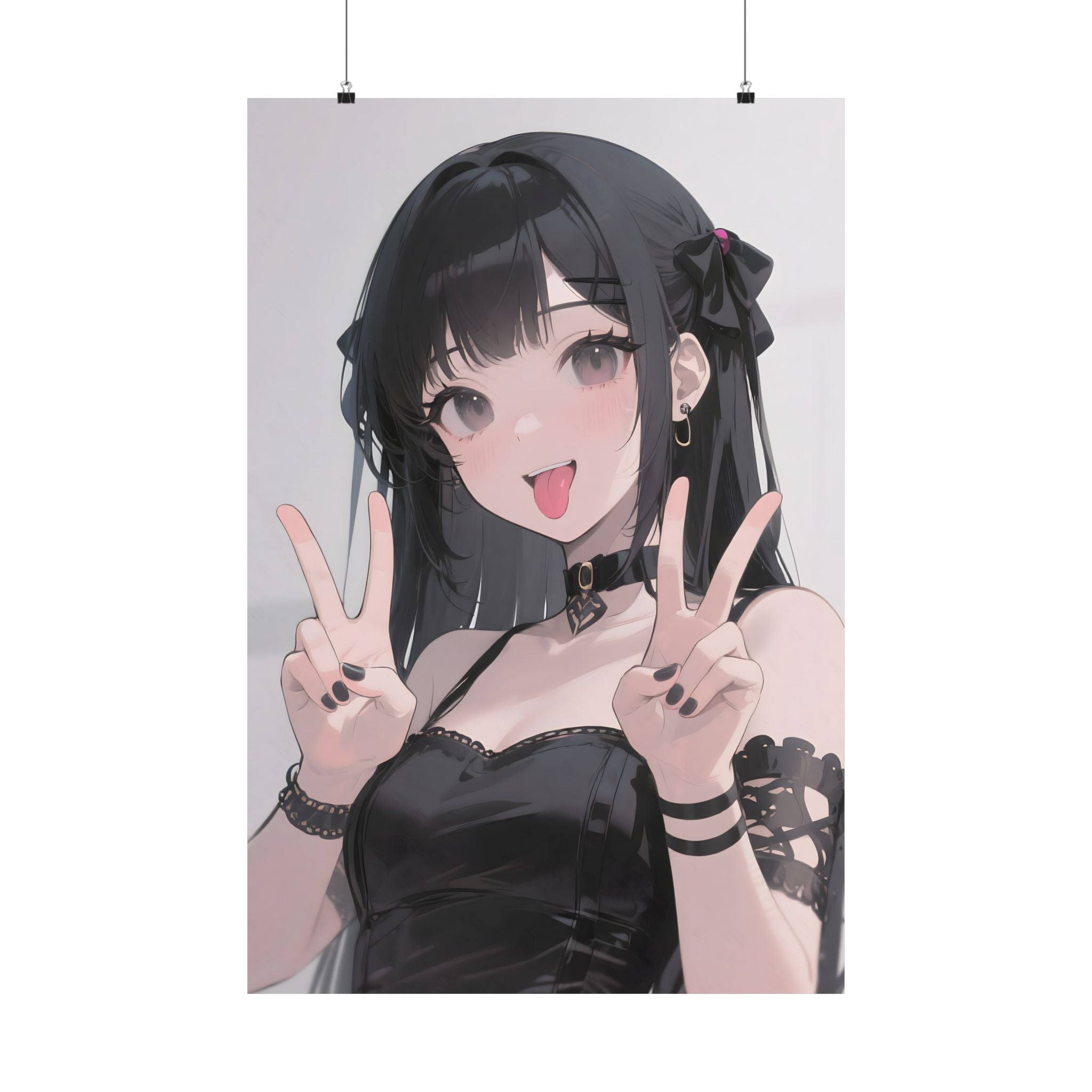 Anime Girl Vertical Poster Wall Art