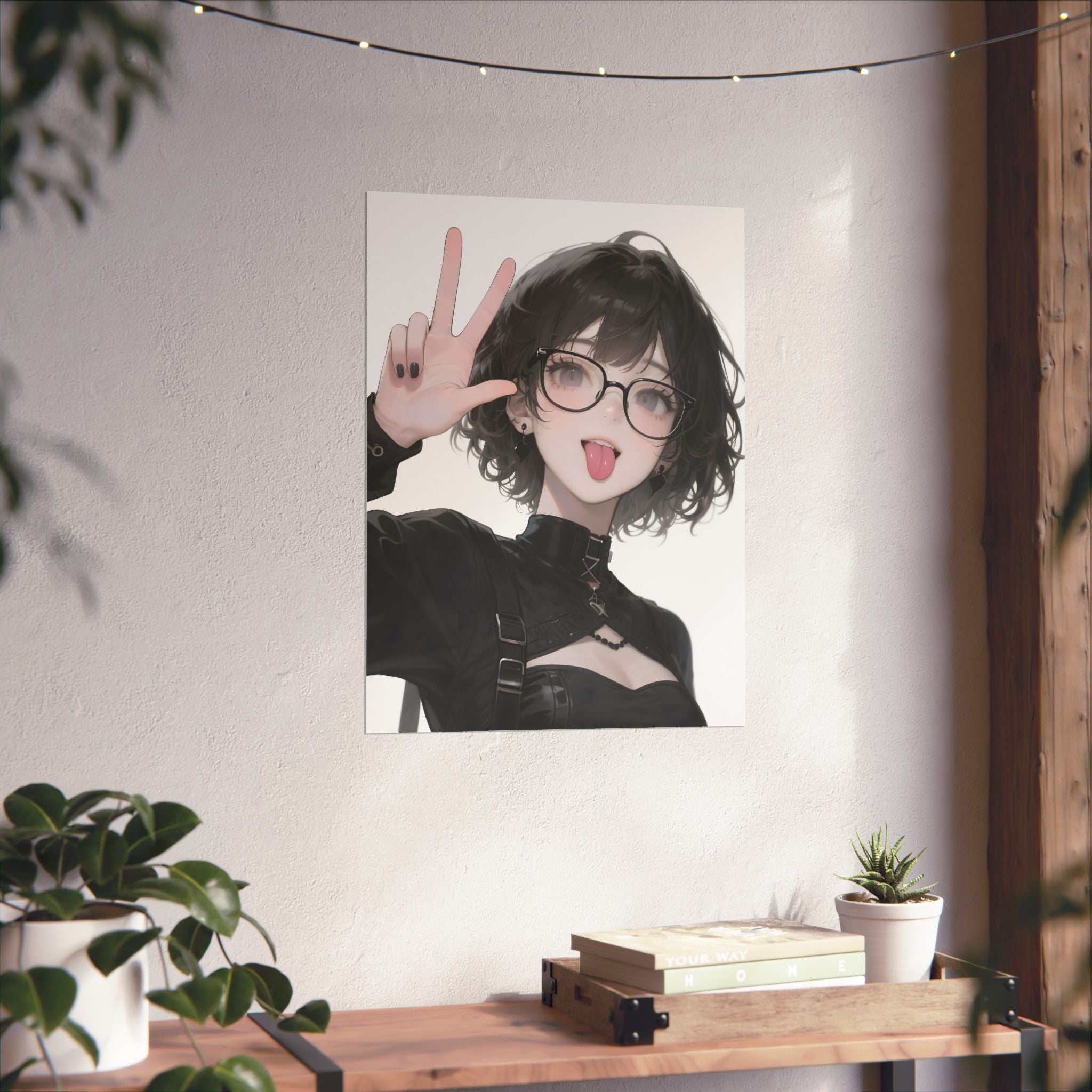 Anime Girl Vertical Poster Wall Art