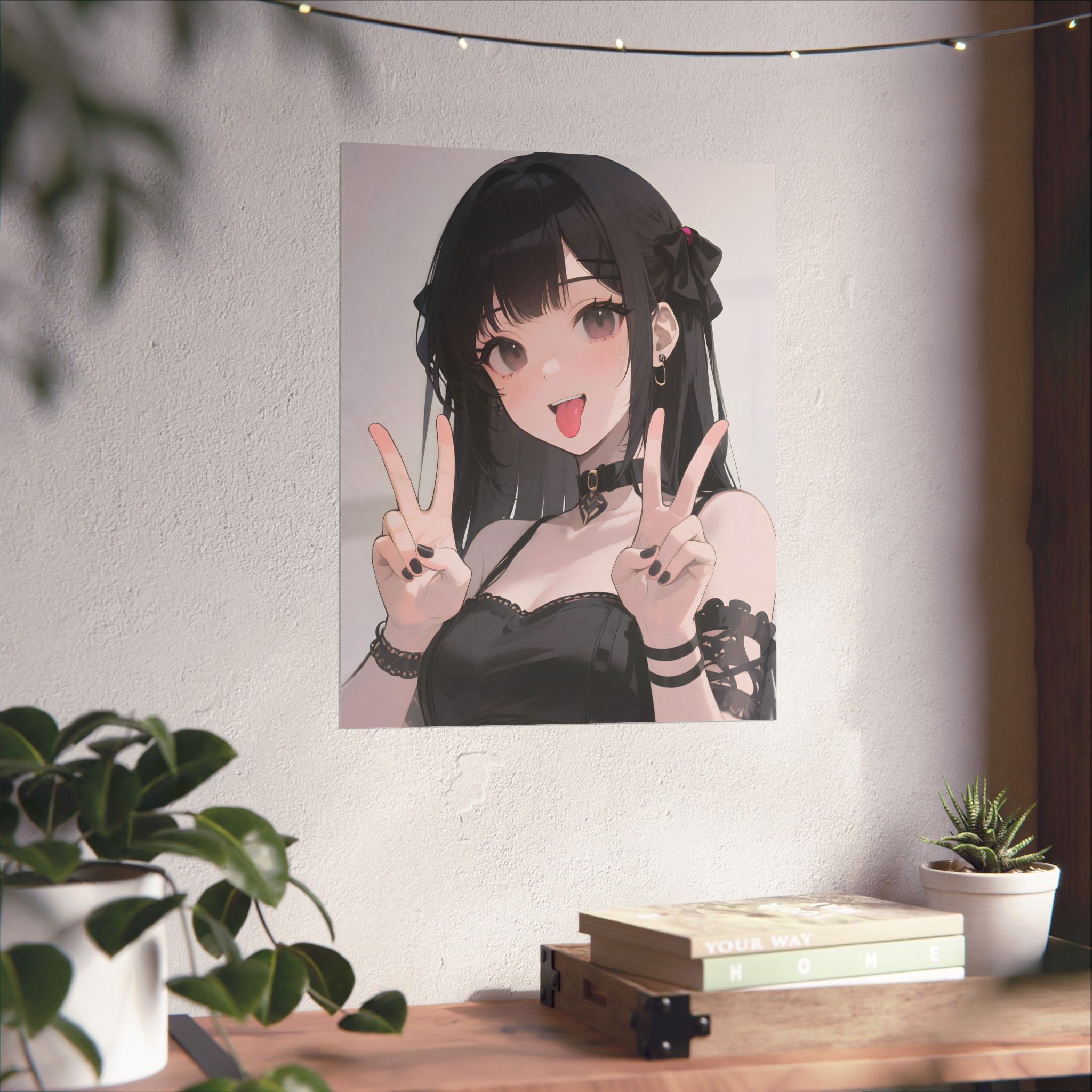Anime Girl Vertical Poster Wall Art