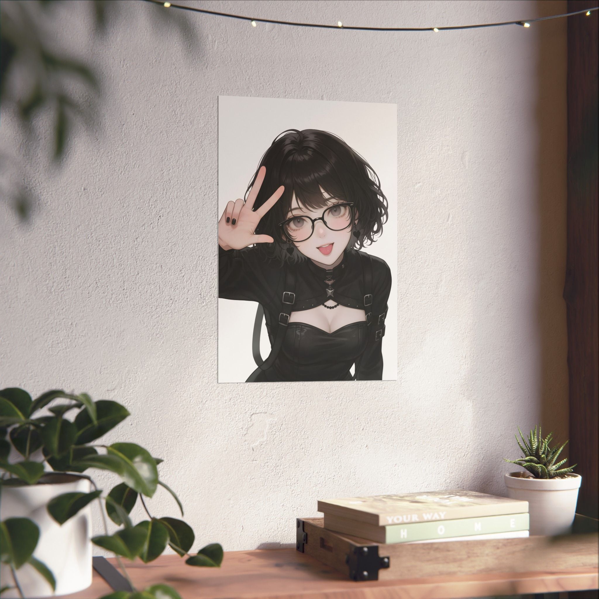 Anime Girl Vertical Poster Wall Art