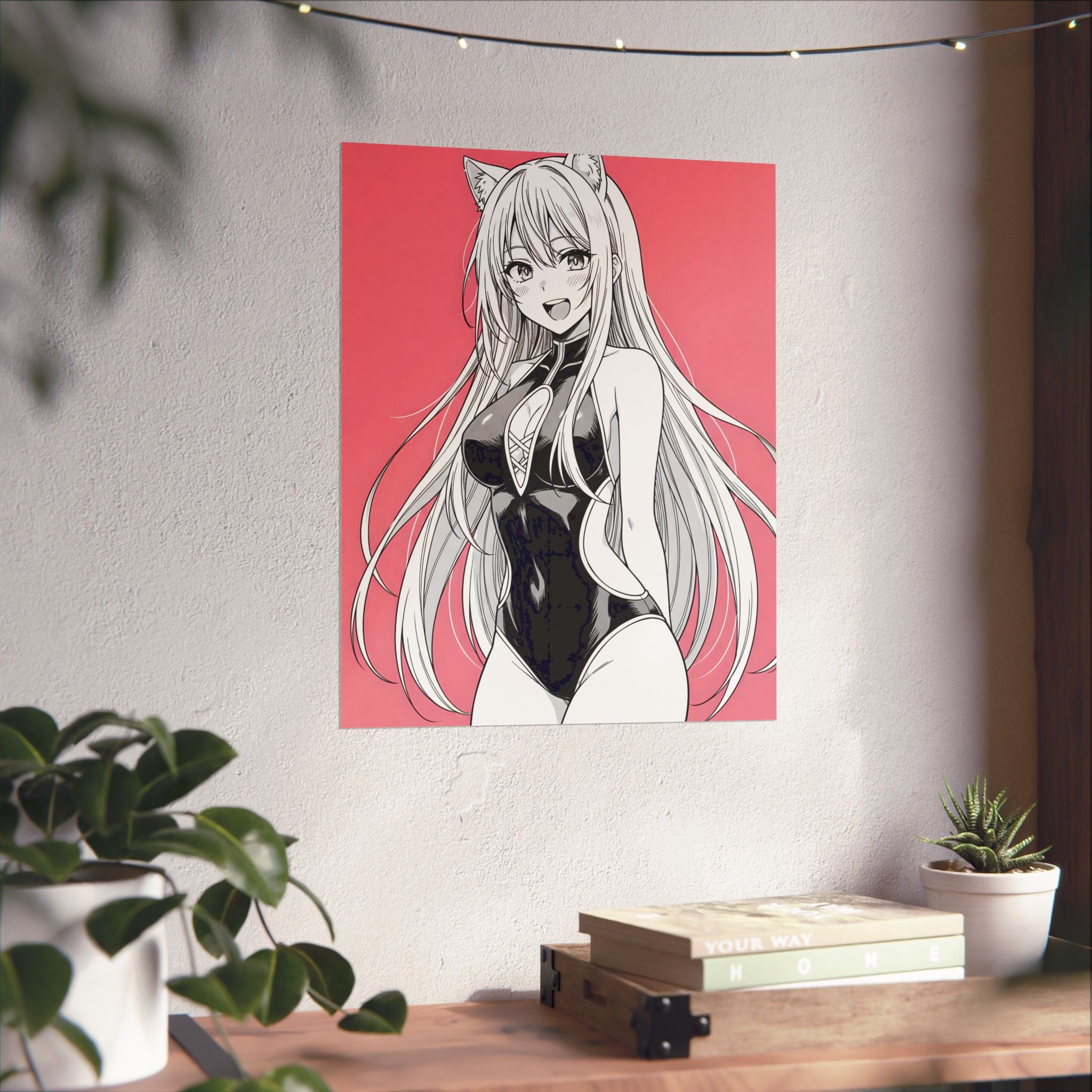 Anime Poster - Cute Anime Girl Poster, Sexy Anime Girl, Swimsuit Anime Girl, Hot Anime Girl