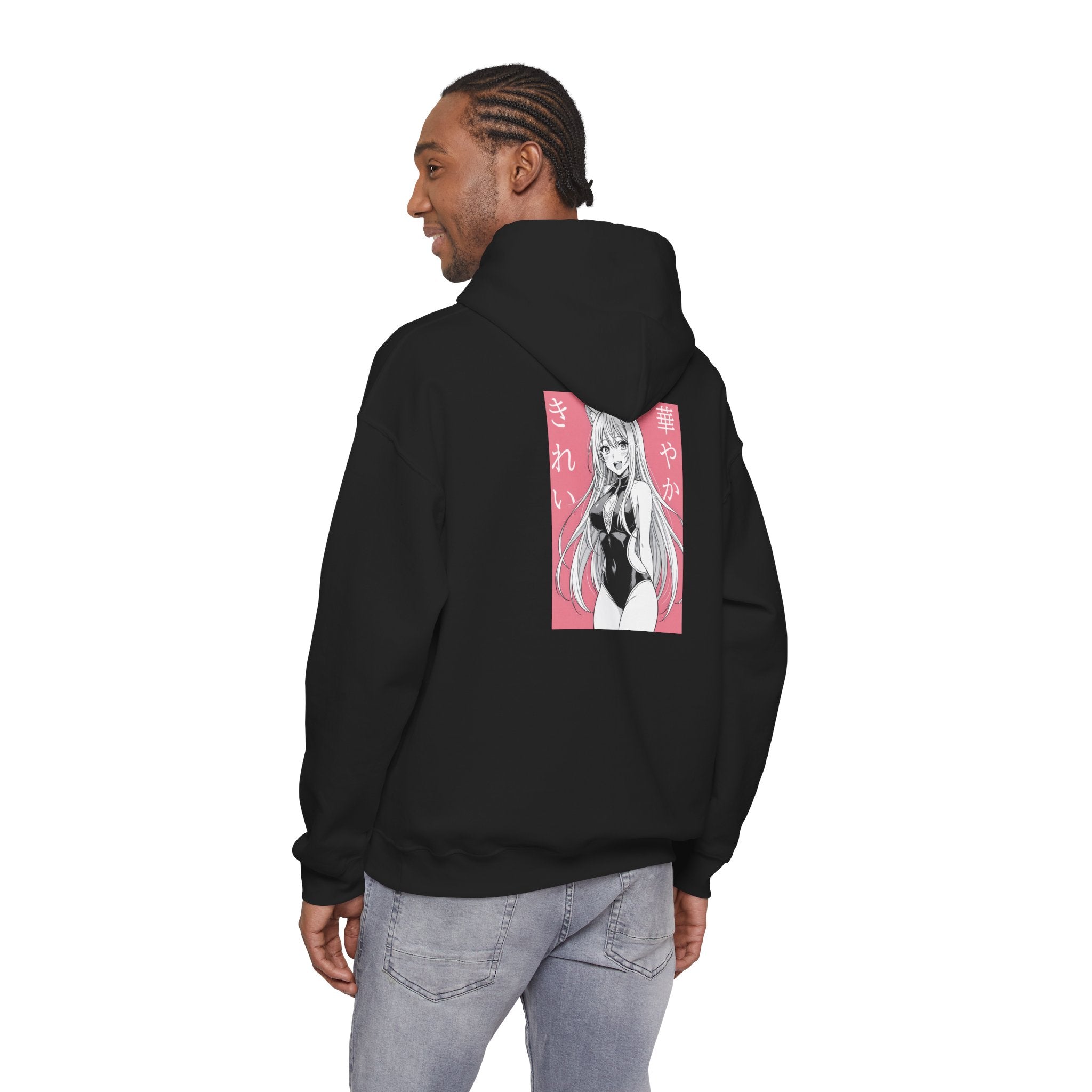Anime Art Hooded Sweatshirt - Stylish Graphic Pullover