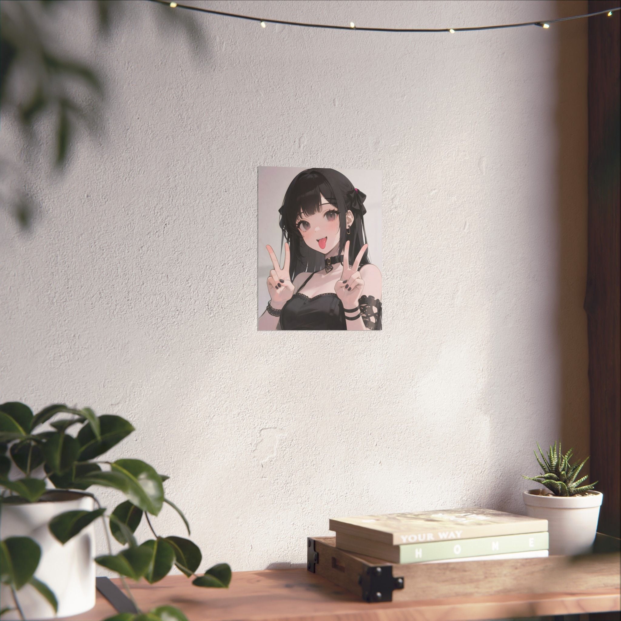 Anime Girl Vertical Poster Wall Art