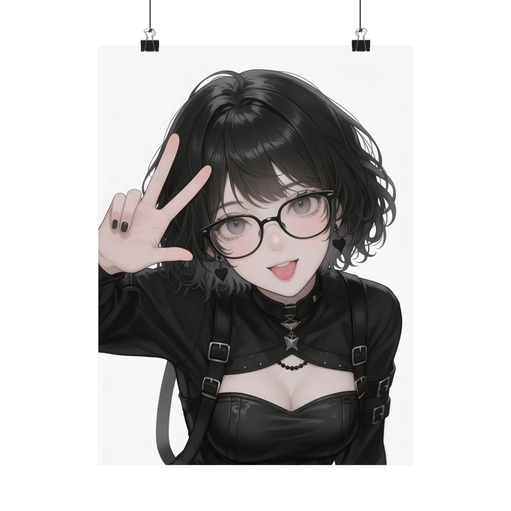 Anime Girl Vertical Poster Wall Art