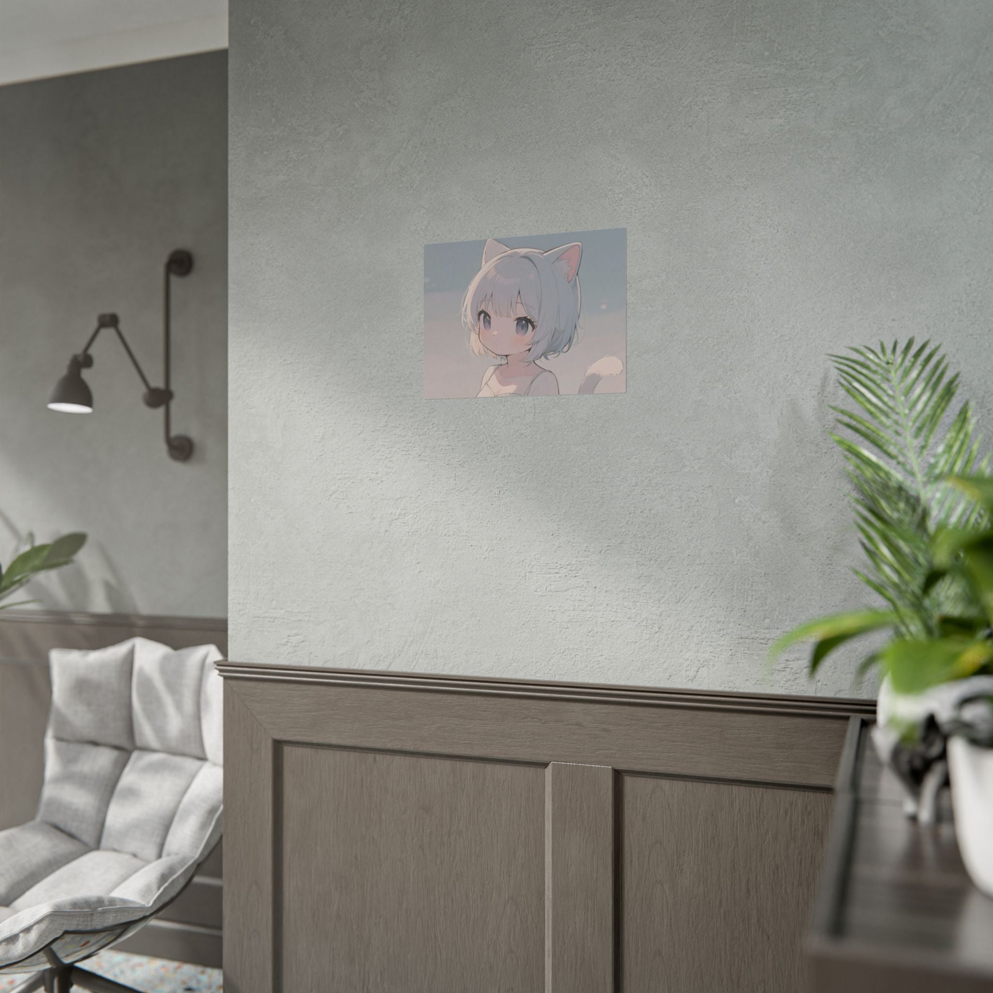 Poster - Cute Anime Cat Girl Design