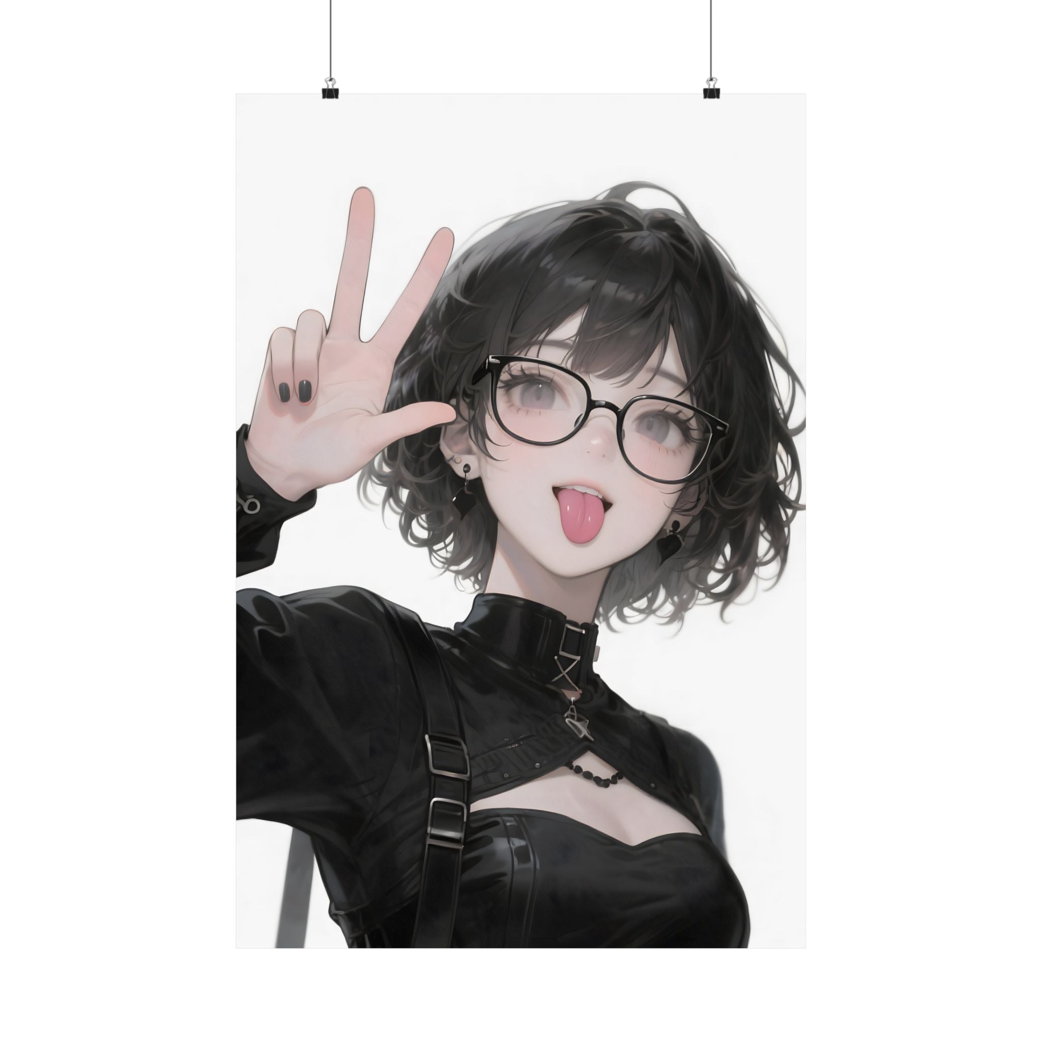 Anime Girl Vertical Poster Wall Art