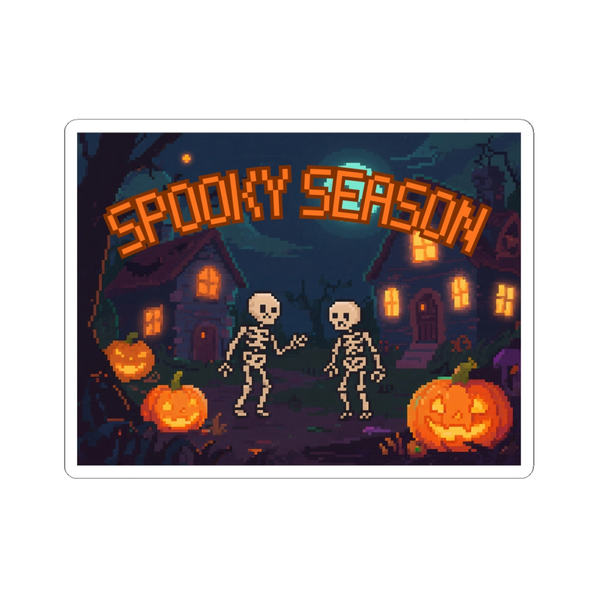 Halloween Spooky Season Stickers, Fun Halloween Decor, Spooky Gifts, Party Favors, Laptop Stickers