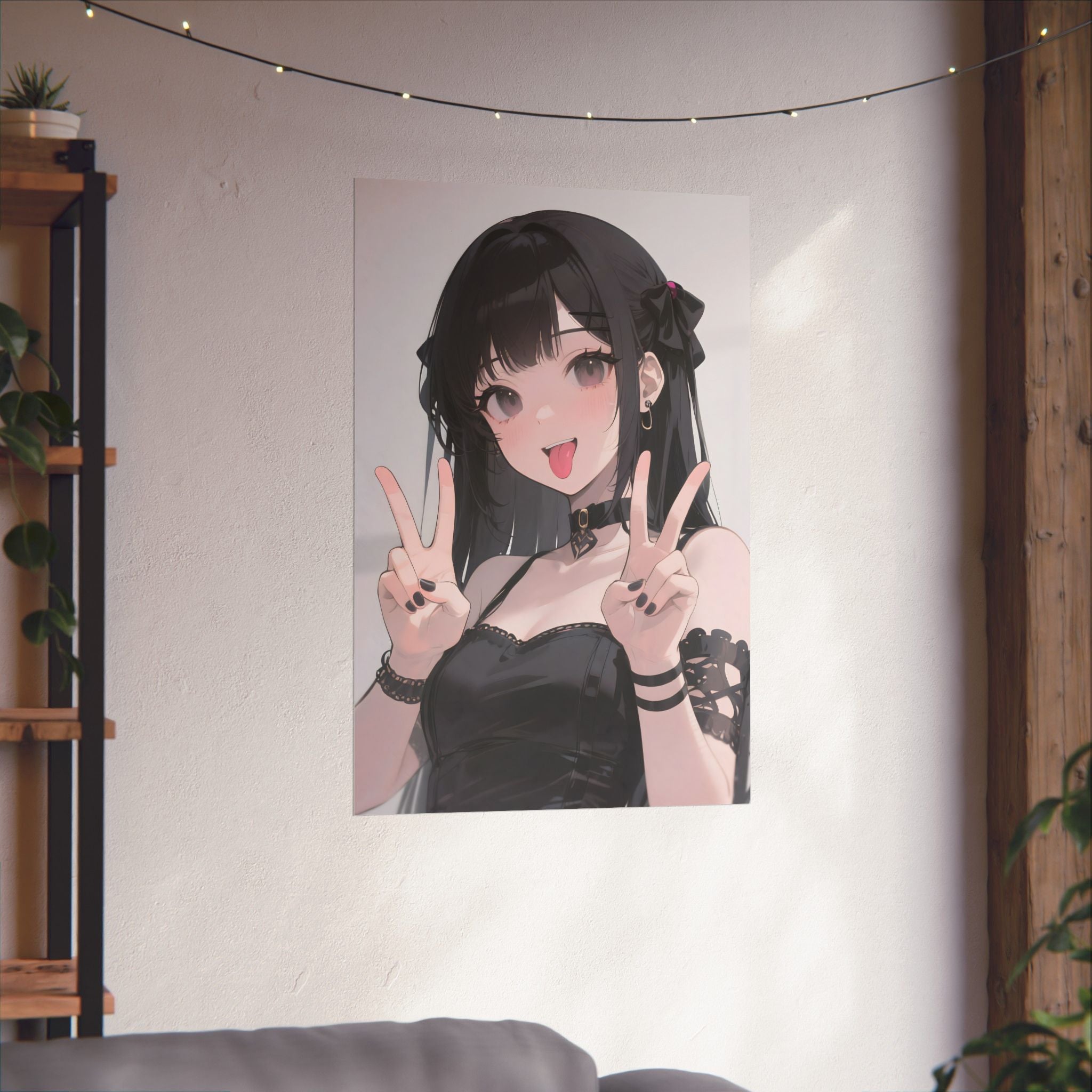 Anime Girl Vertical Poster Wall Art