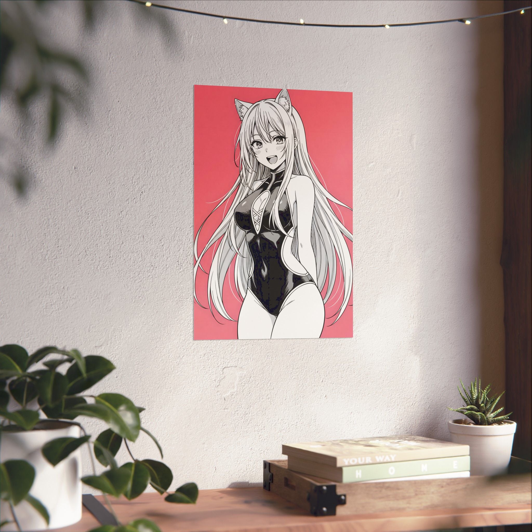 Anime Poster - Cute Anime Girl Poster, Sexy Anime Girl, Swimsuit Anime Girl, Hot Anime Girl