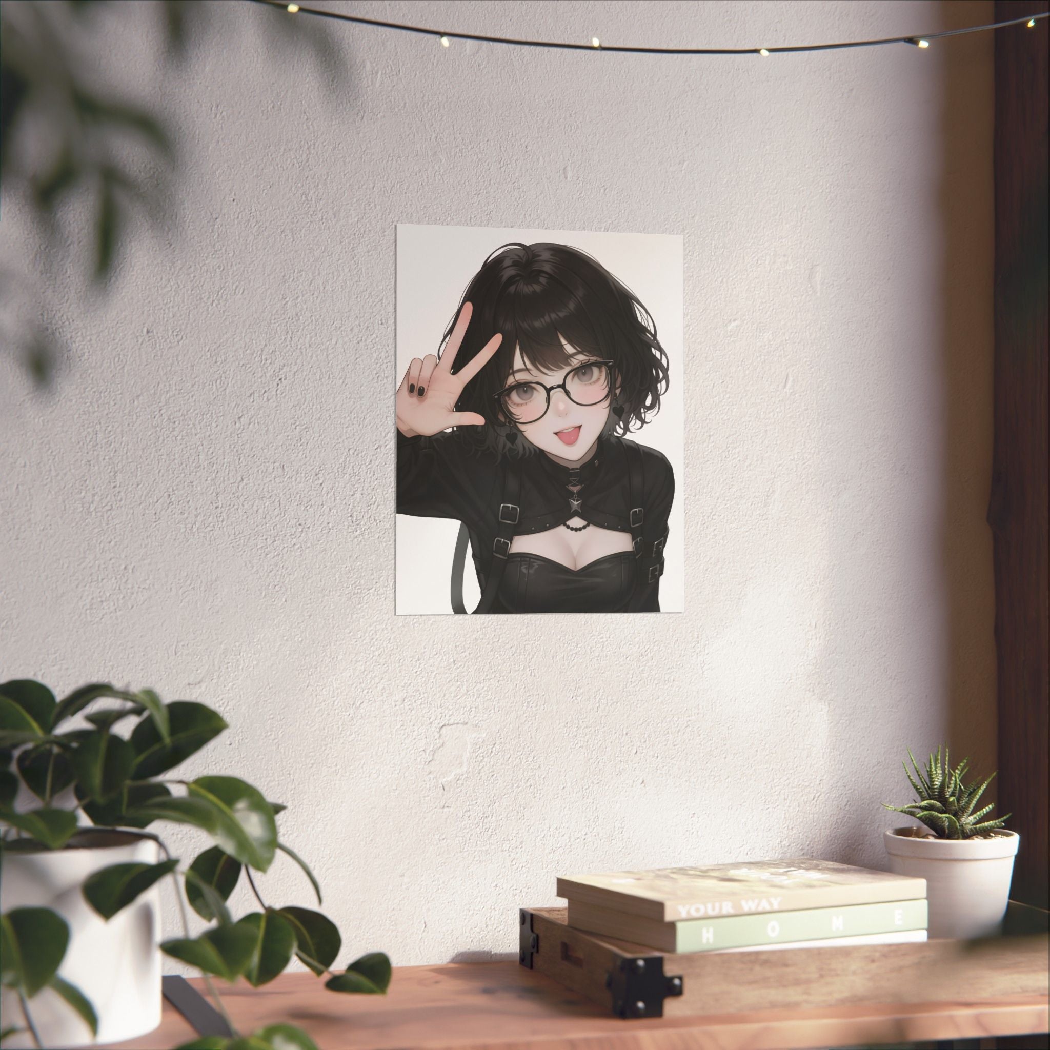 Anime Girl Vertical Poster Wall Art