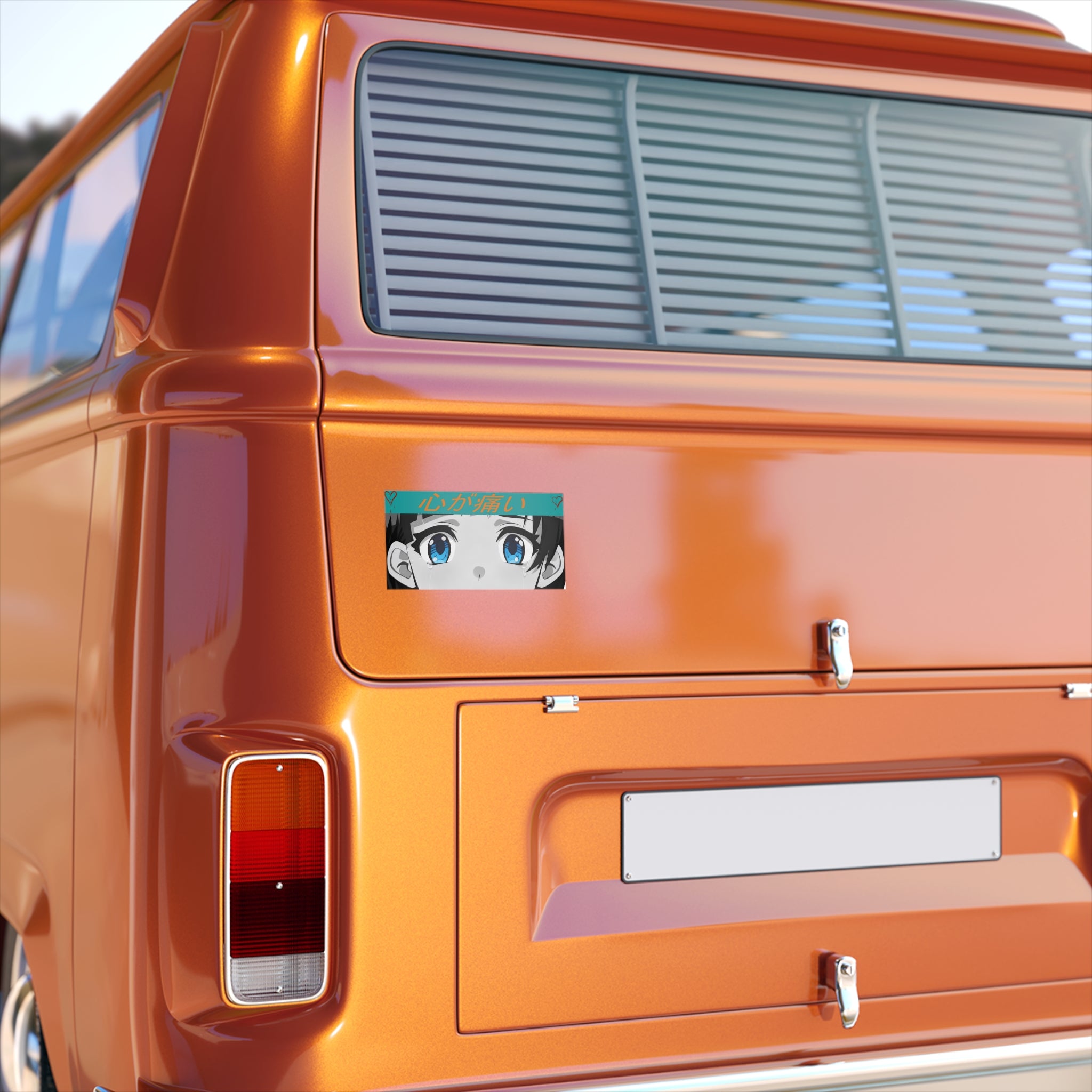 Japanese Anime Sticker – Cool Edgy Aesthetic Bumper Sticker for Anime Fans