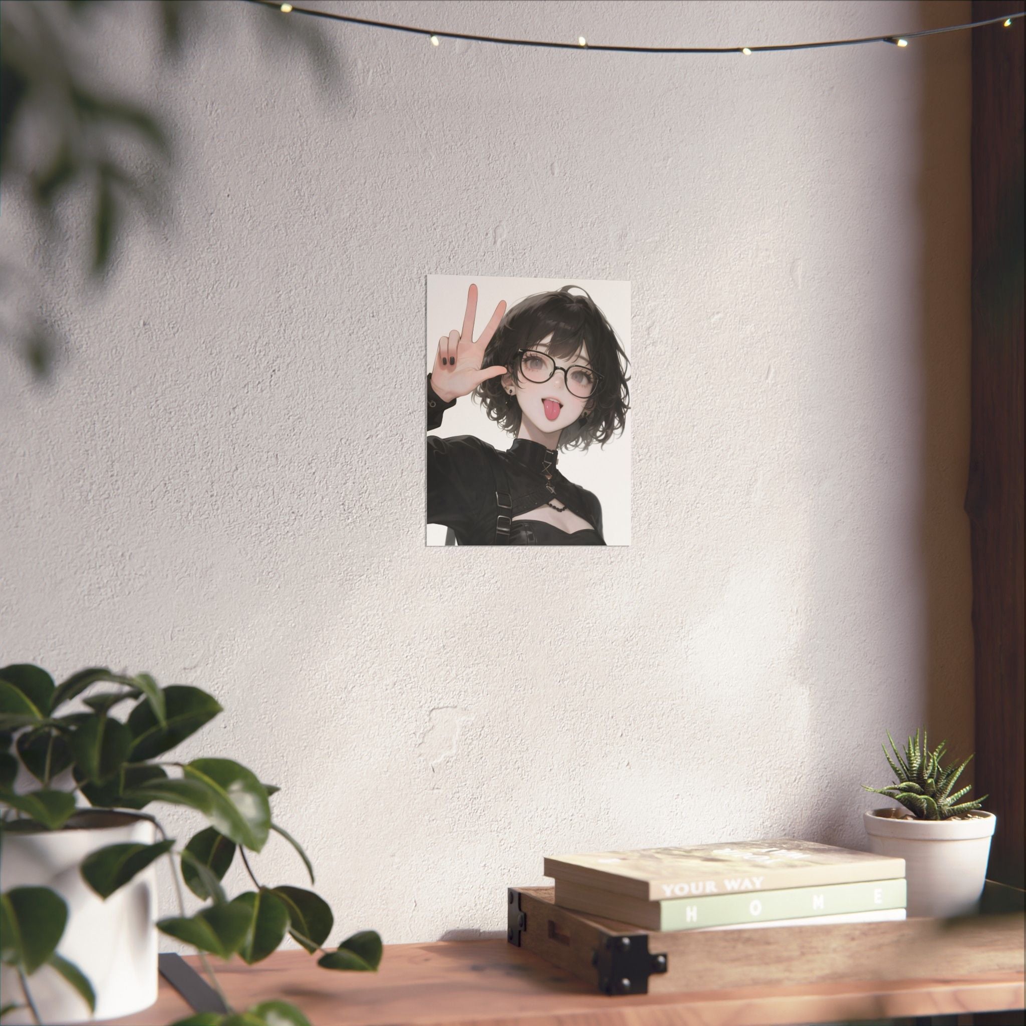 Anime Girl Vertical Poster Wall Art